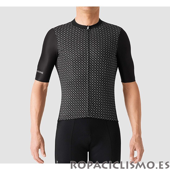 2019 Maillot La Passione Tirantes Mangas Cortas Negro